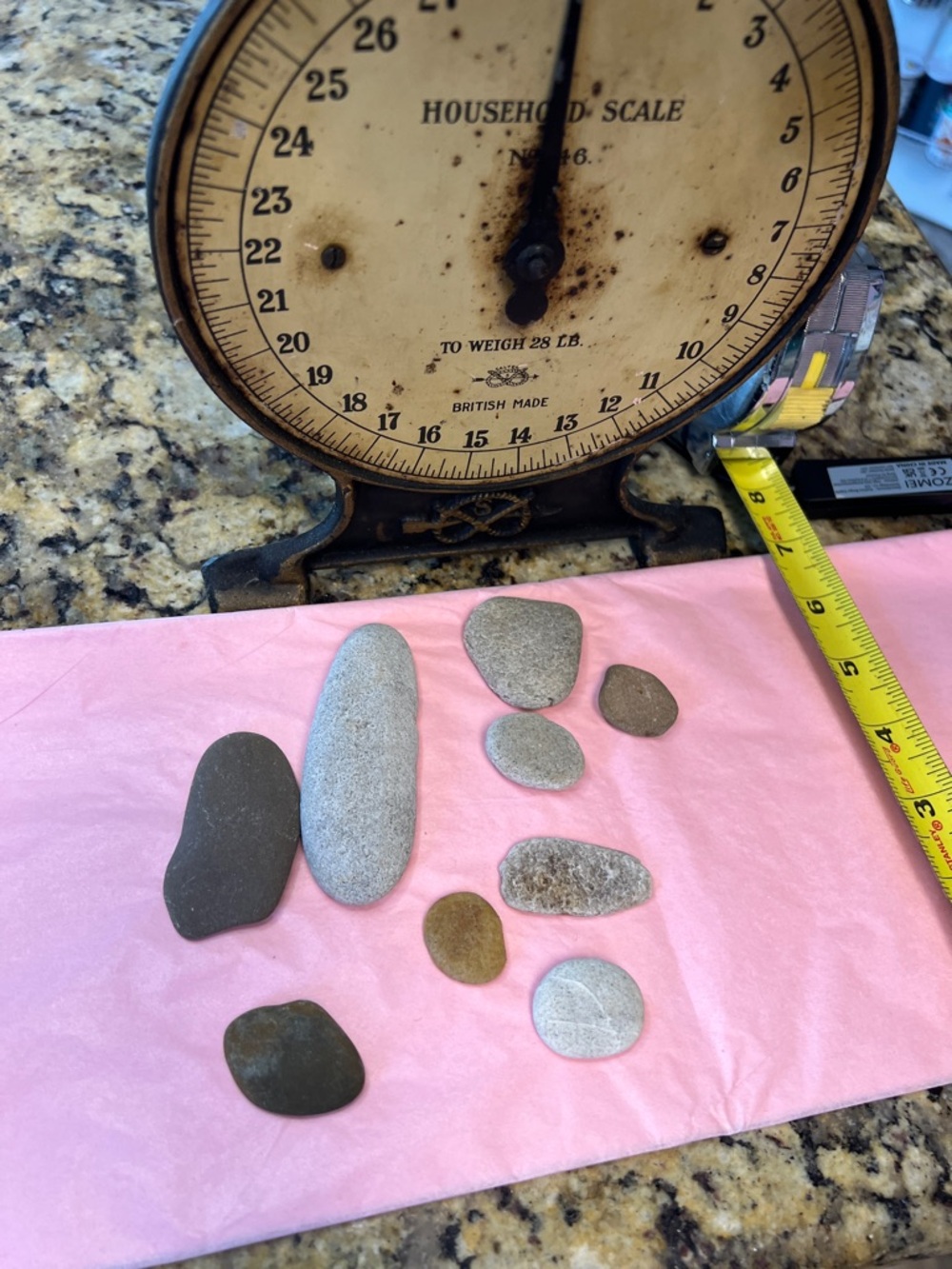 Potomac River assorted stones